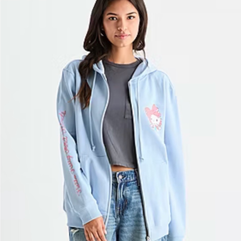 Charming Light Blue Women's Hoodie B10